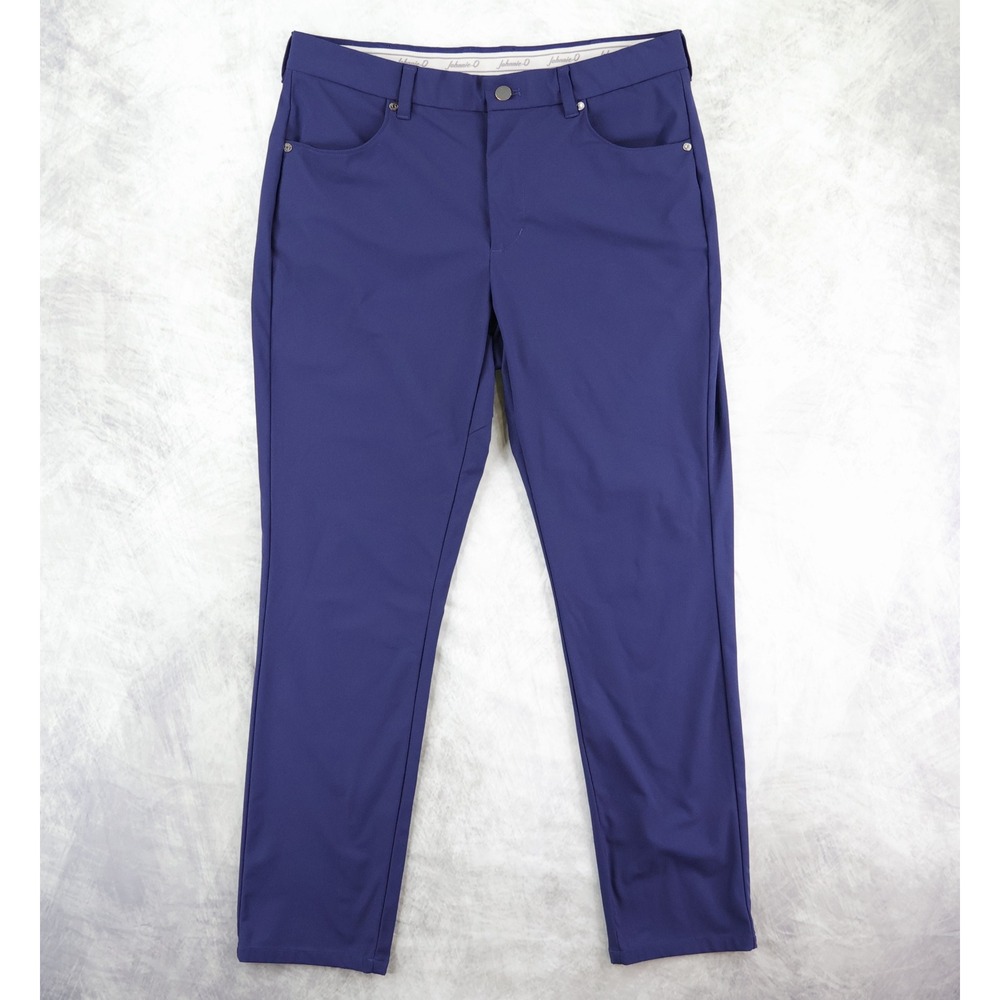 Johnnie-O Cross Country Flex Performance Pant Mens 32x29 Blue 5-Pocket Golf